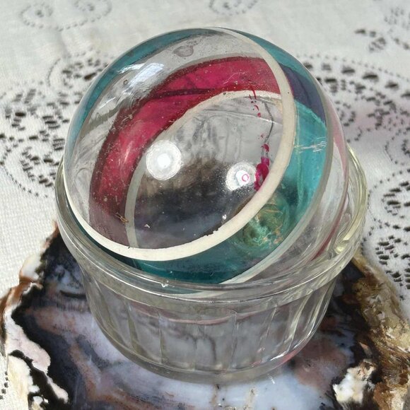 MCM WW2 era mercury glass Christmas ornament - Picture 5 of 7